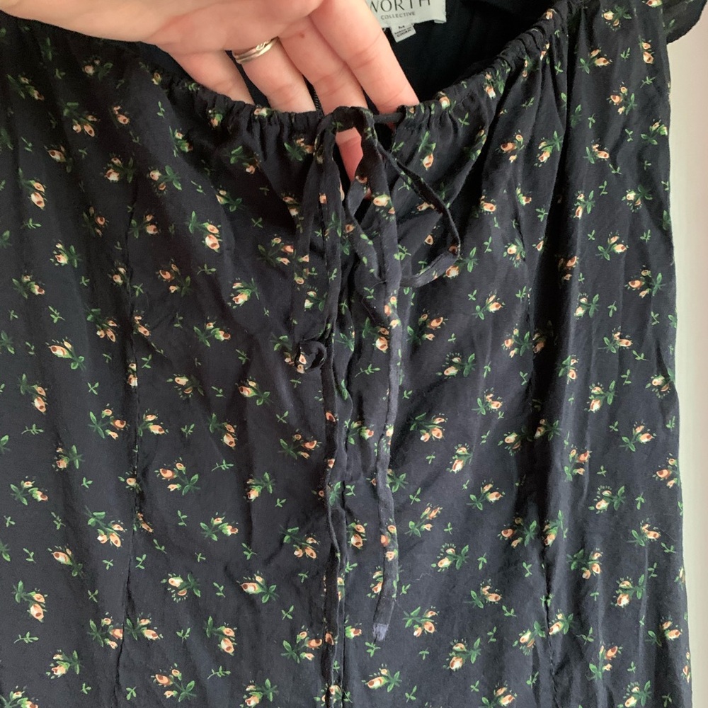 Worth collective emery dress in navy floral - Picture 5 of 11